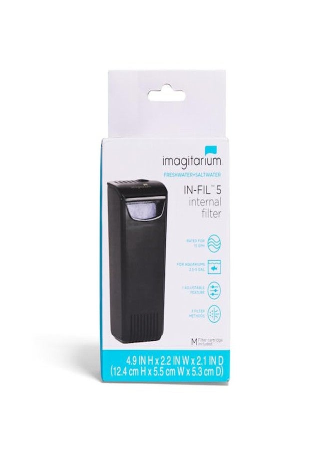 imagitarium in-FIL 5 Internal Filter 2.5-5 Gallons - Image 1